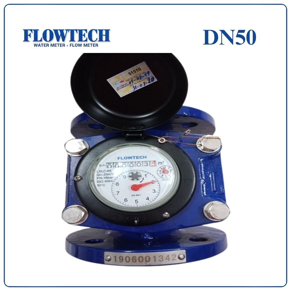 Đồng hồ nước sạch FLOWTECH DN50